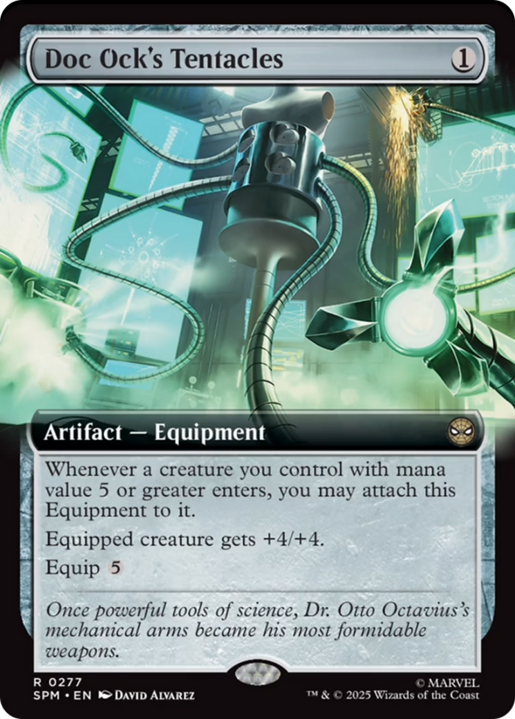 Doc Ock's Tentacles (Extended Art) [Marvel's Spider-Man] MTG Single Magic: The Gathering | Red Claw Gaming