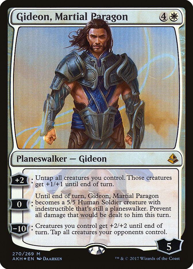 Gideon, Martial Paragon [Amonkhet] MTG Single Magic: The Gathering | Red Claw Gaming