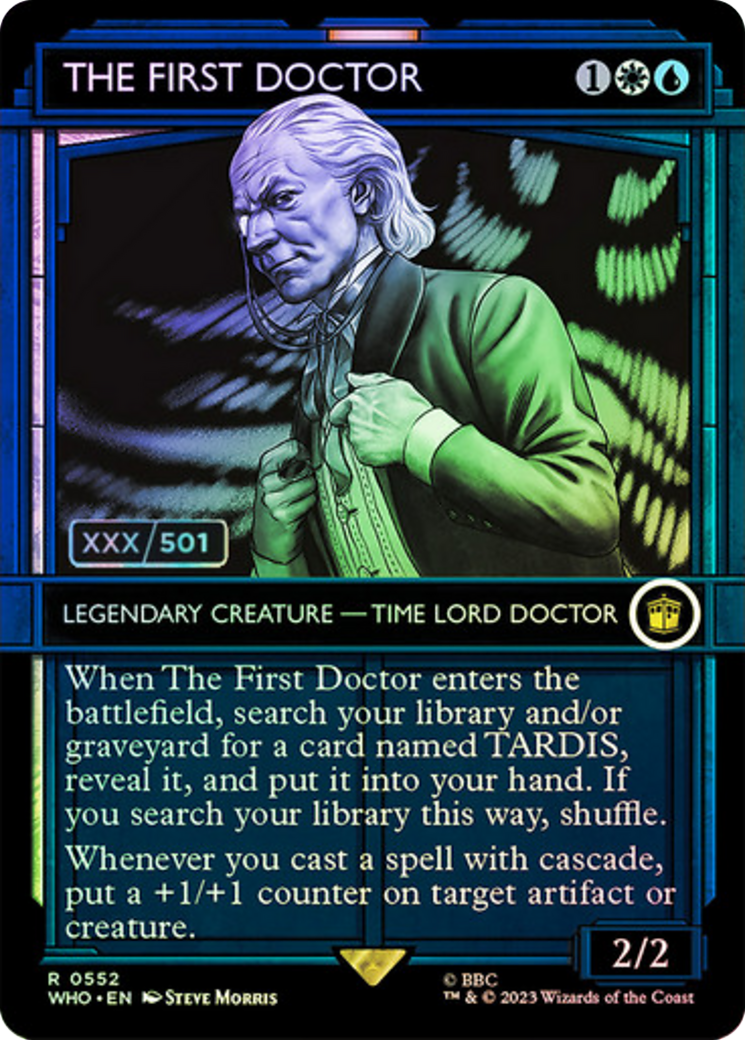 The First Doctor (Serial Numbered) [Doctor Who] MTG Single Magic: The Gathering | Red Claw Gaming