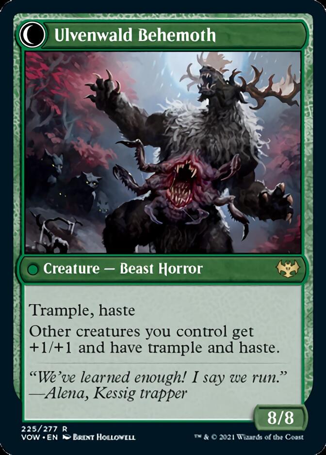 Ulvenwald Oddity // Ulvenwald Behemoth [Innistrad: Crimson Vow] MTG Single Magic: The Gathering | Red Claw Gaming