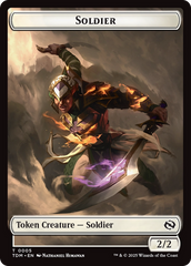 Goblin // Solider (0004) Double-Sided Token [Tarkir: Dragonstorm Commander Tokens] MTG Single Magic: The Gathering | Red Claw Gaming