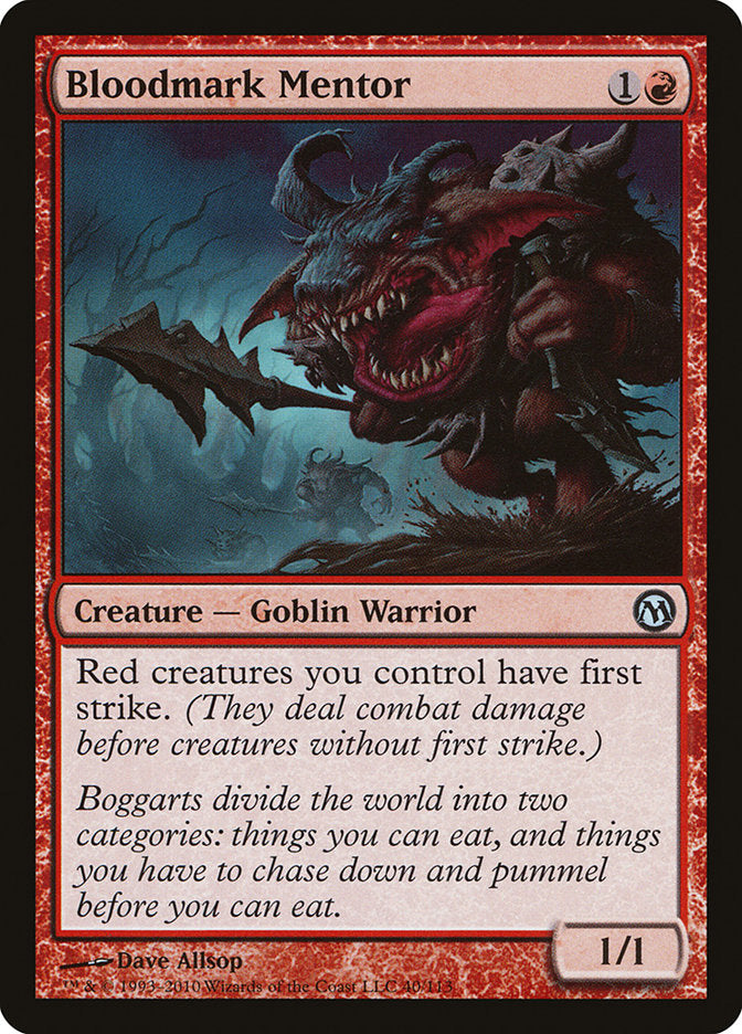 Bloodmark Mentor [Duels of the Planeswalkers] MTG Single Magic: The Gathering | Red Claw Gaming