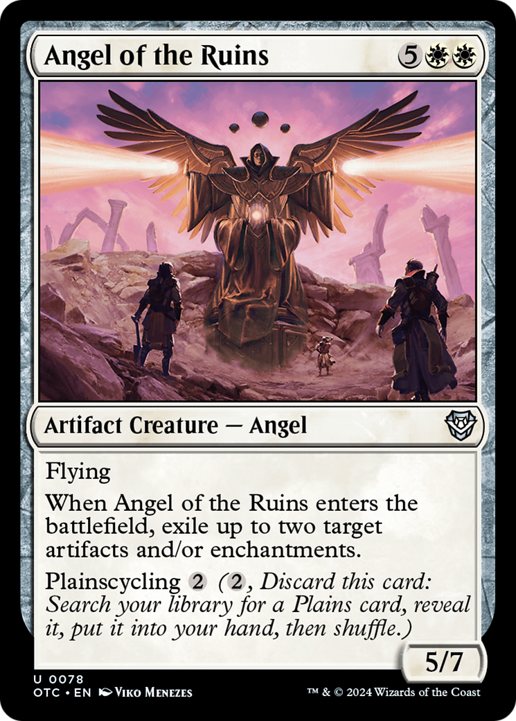 Angel of the Ruins [Outlaws of Thunder Junction Commander] MTG Single Magic: The Gathering | Red Claw Gaming