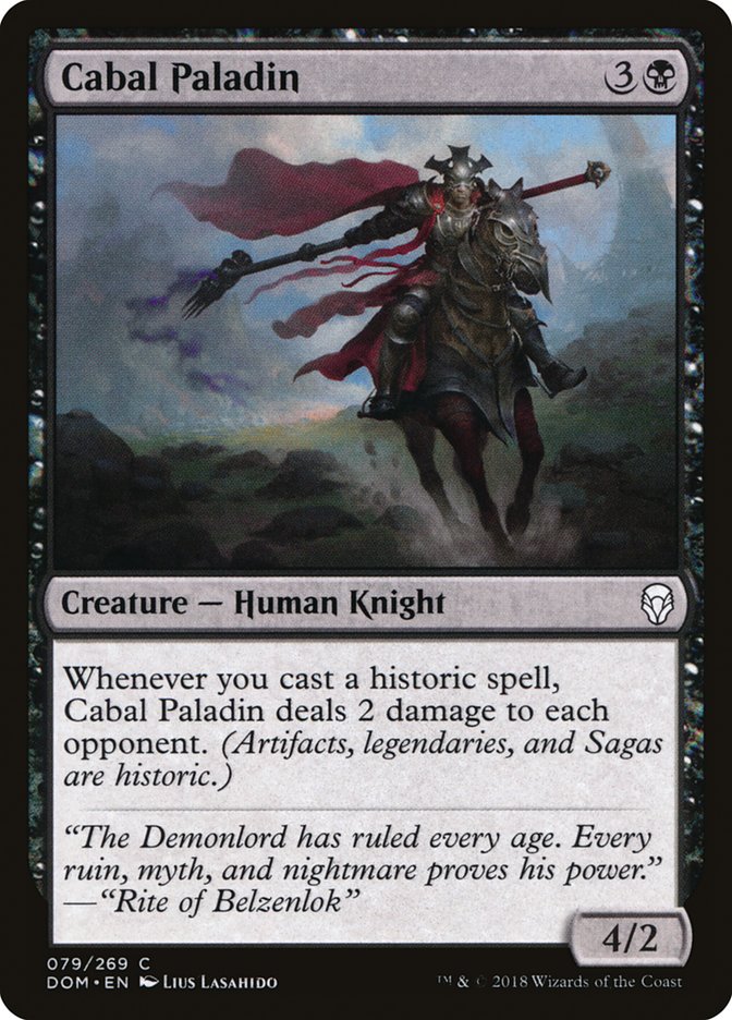Cabal Paladin [Dominaria] MTG Single Magic: The Gathering | Red Claw Gaming