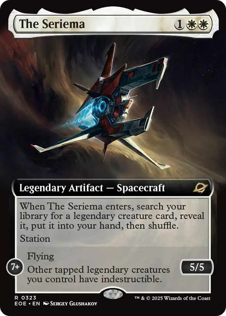 The Seriema (Extended Art) [Edge of Eternities] MTG Single Magic: The Gathering | Red Claw Gaming
