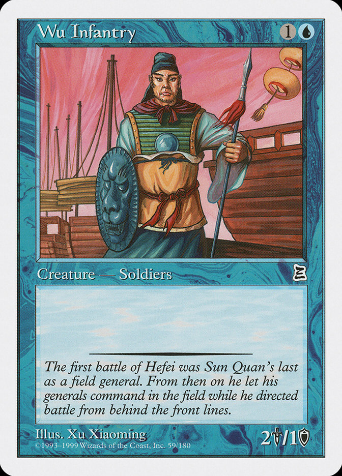 Wu Infantry [Portal Three Kingdoms] MTG Single Magic: The Gathering | Red Claw Gaming