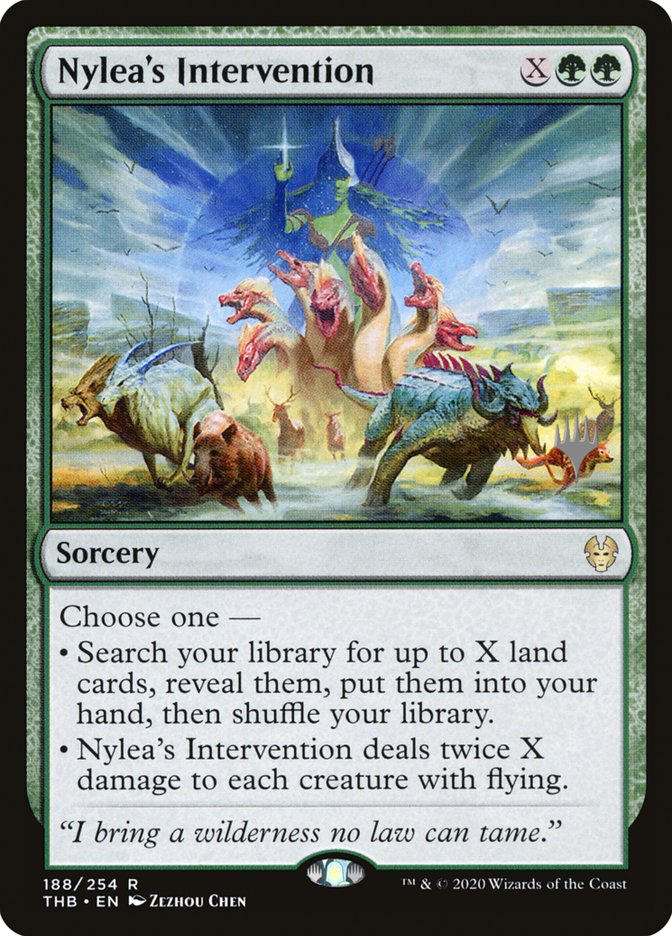 Nylea's Intervention (Promo Pack) [Theros Beyond Death Promos] MTG Single Magic: The Gathering | Red Claw Gaming