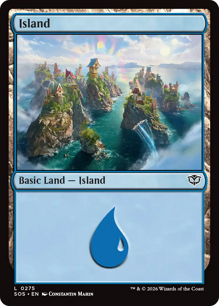 Island (0275) [Secrets of Strixhaven] MTG Single Magic: The Gathering | Red Claw Gaming