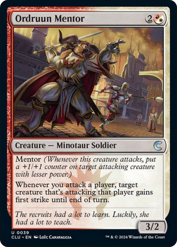 Ordruun Mentor [Ravnica: Clue Edition] MTG Single Magic: The Gathering | Red Claw Gaming