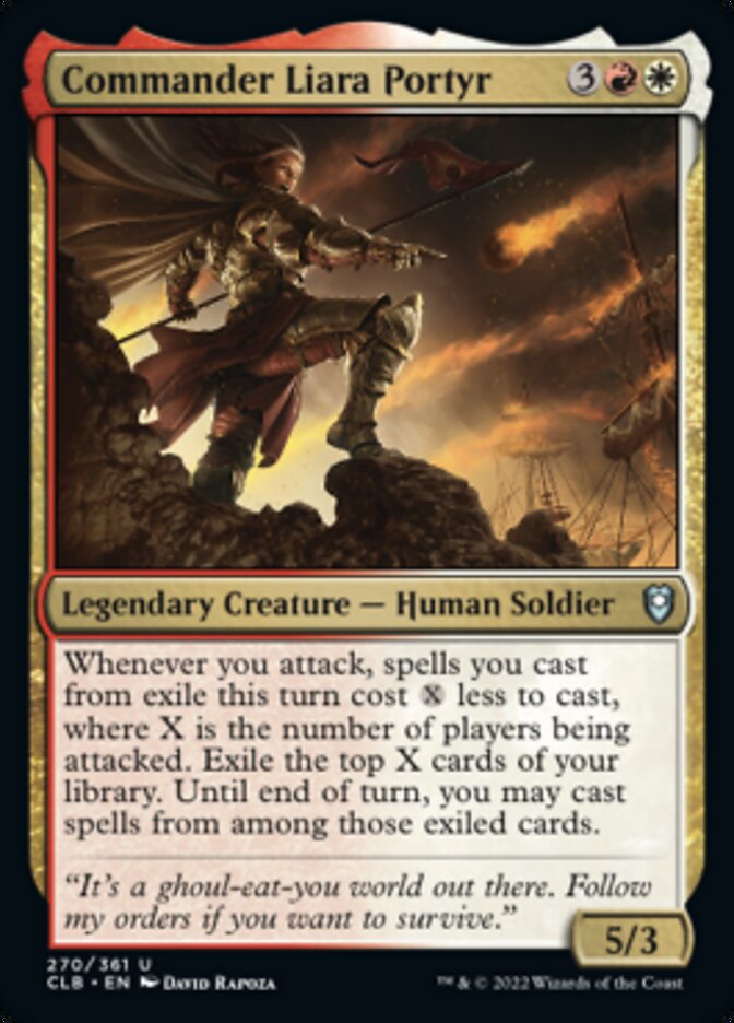 Commander Liara Portyr [Commander Legends: Battle for Baldur's Gate] MTG Single Magic: The Gathering | Red Claw Gaming