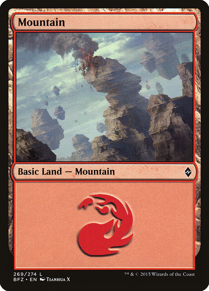 Mountain (269) [Battle for Zendikar] MTG Single Magic: The Gathering | Red Claw Gaming