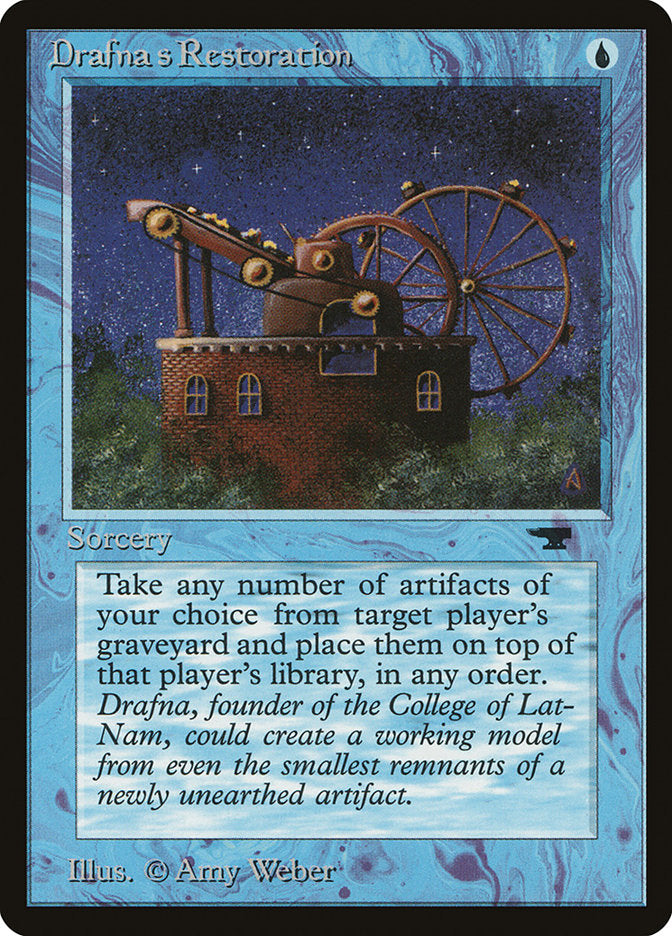 Drafna's Restoration [Antiquities] MTG Single Magic: The Gathering | Red Claw Gaming