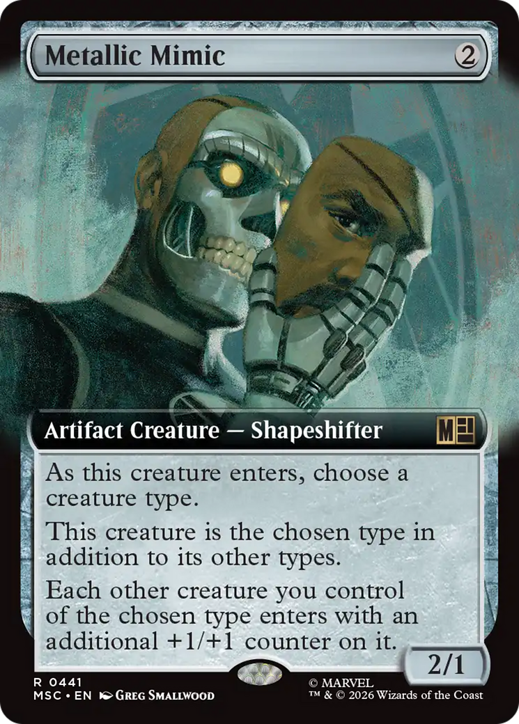 Metallic Mimic (Extended Art) [Marvel Super Heroes Commander] | Red Claw Gaming