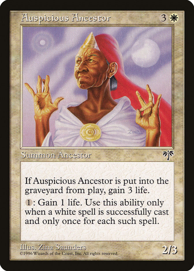 Auspicious Ancestor [Mirage] MTG Single Magic: The Gathering | Red Claw Gaming