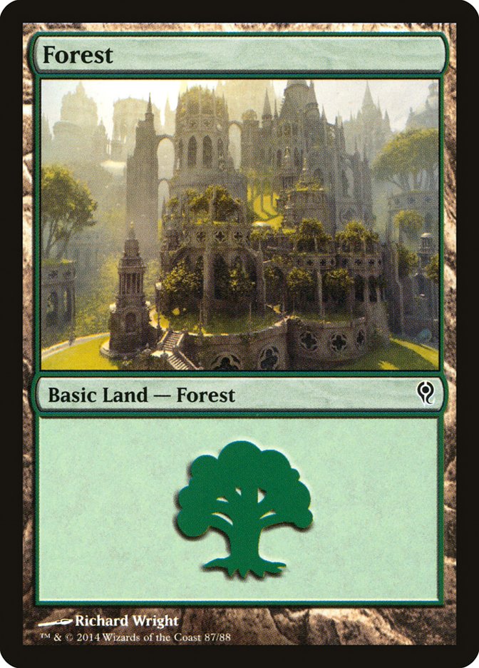 Forest (87) [Duel Decks: Jace vs. Vraska] MTG Single Magic: The Gathering    | Red Claw Gaming