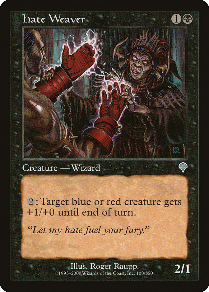 Hate Weaver [Invasion] MTG Single Magic: The Gathering | Red Claw Gaming