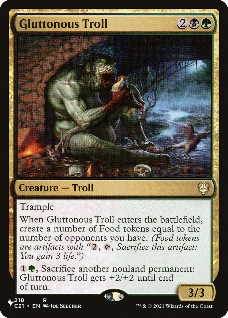 Gluttonous Troll [The List] MTG Single Magic: The Gathering | Red Claw Gaming