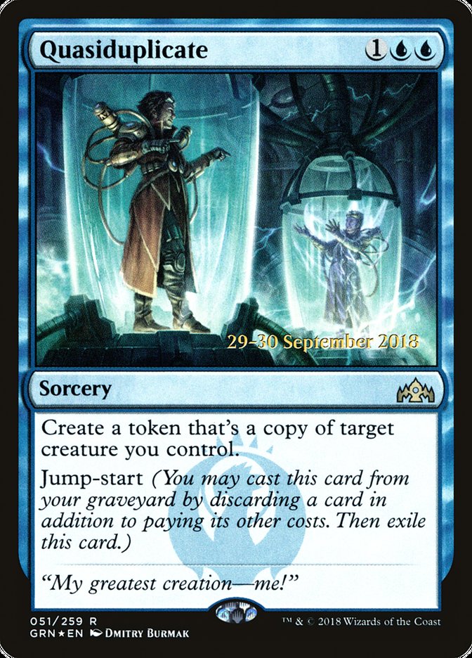 Quasiduplicate [Guilds of Ravnica Prerelease Promos] MTG Single Magic: The Gathering | Red Claw Gaming