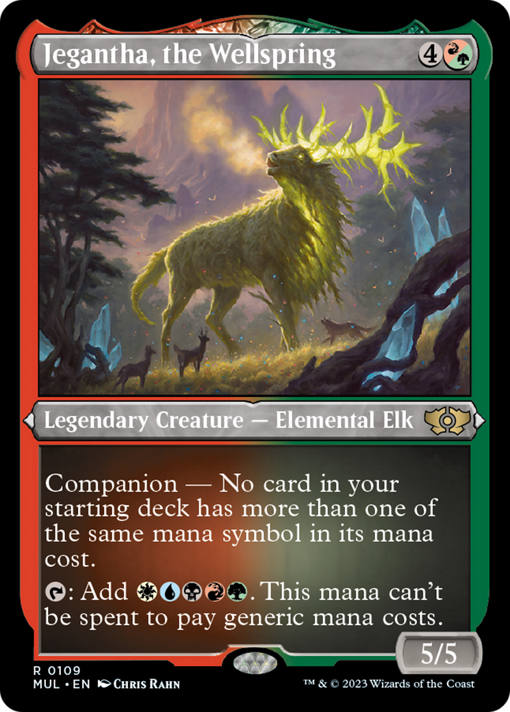 Jegantha, the Wellspring (Foil Etched) [Multiverse Legends] MTG Single Magic: The Gathering | Red Claw Gaming