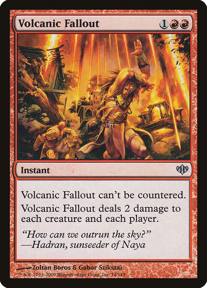 Volcanic Fallout [Conflux] MTG Single Magic: The Gathering | Red Claw Gaming