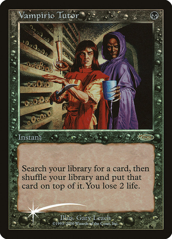 Vampiric Tutor [Judge Gift Cards 2000] MTG Single Magic: The Gathering | Red Claw Gaming
