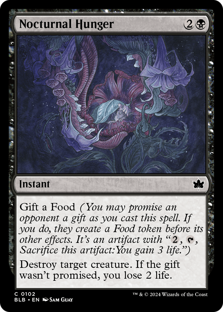 Nocturnal Hunger [Bloomburrow] MTG Single Magic: The Gathering | Red Claw Gaming
