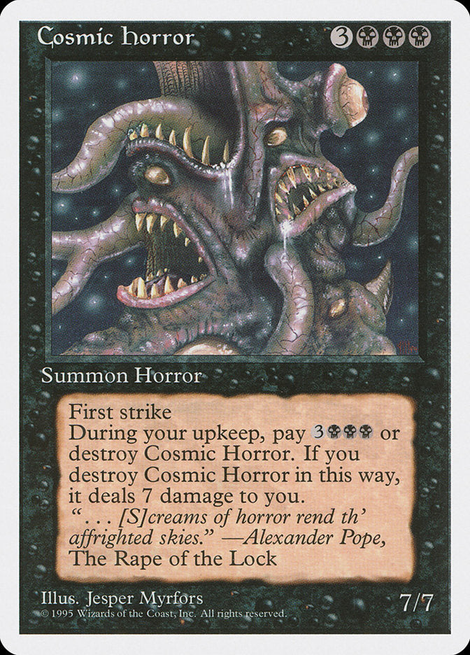 Cosmic Horror [Fourth Edition] MTG Single Magic: The Gathering | Red Claw Gaming