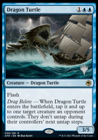 Dragon Turtle (Promo Pack) [Dungeons & Dragons: Adventures in the Forgotten Realms Promos] MTG Single Magic: The Gathering | Red Claw Gaming