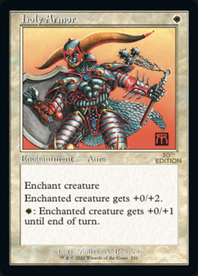 Holy Armor (Retro) [30th Anniversary Edition] MTG Single Magic: The Gathering | Red Claw Gaming