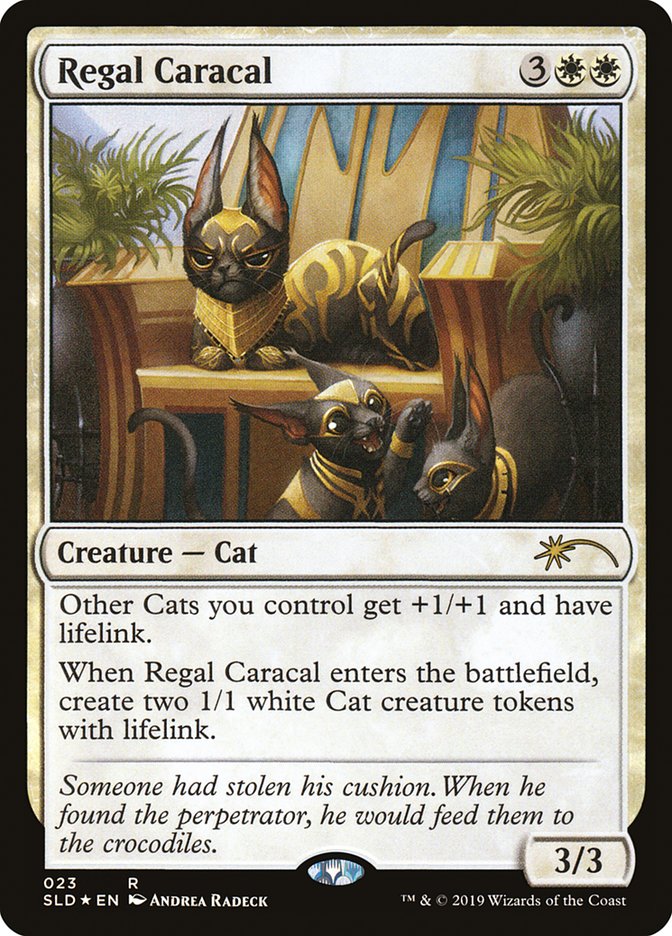 Regal Caracal [Secret Lair Drop Series] MTG Single Magic: The Gathering | Red Claw Gaming
