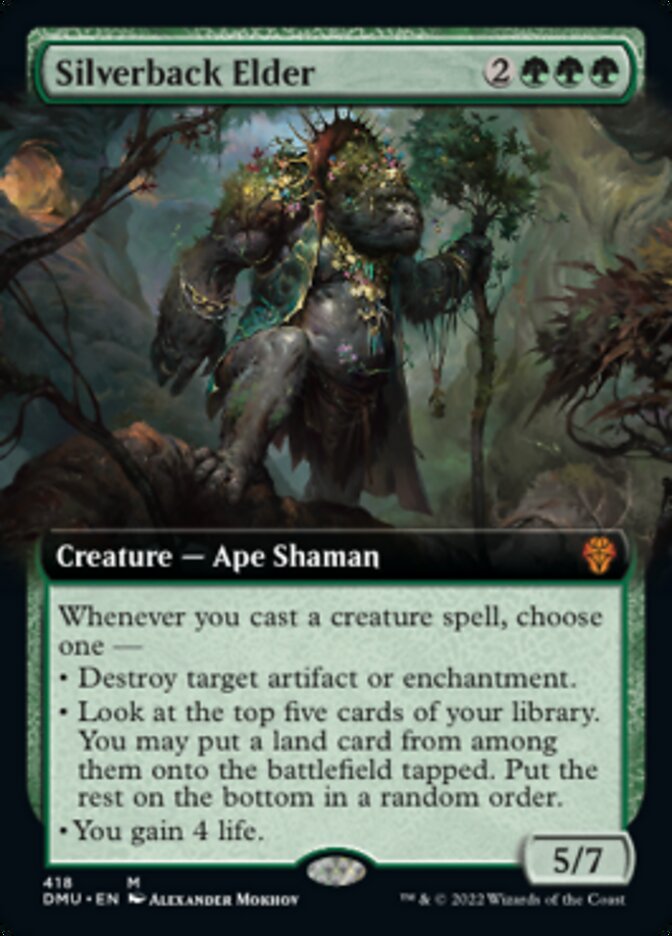 Silverback Elder (Extended Art) [Dominaria United] MTG Single Magic: The Gathering | Red Claw Gaming
