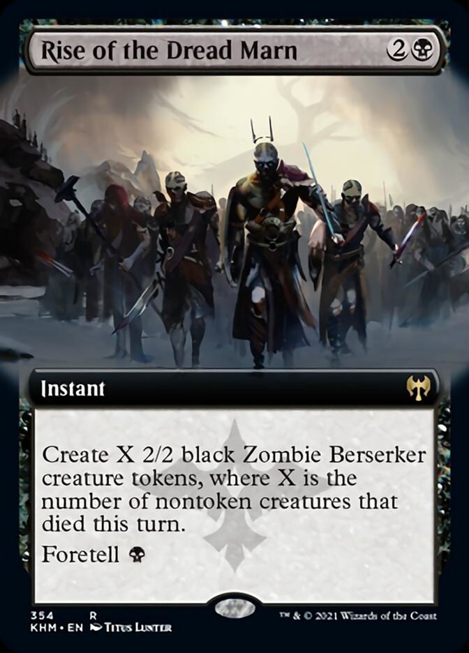 Rise of the Dread Marn (Extended Art) [Kaldheim] MTG Single Magic: The Gathering | Red Claw Gaming