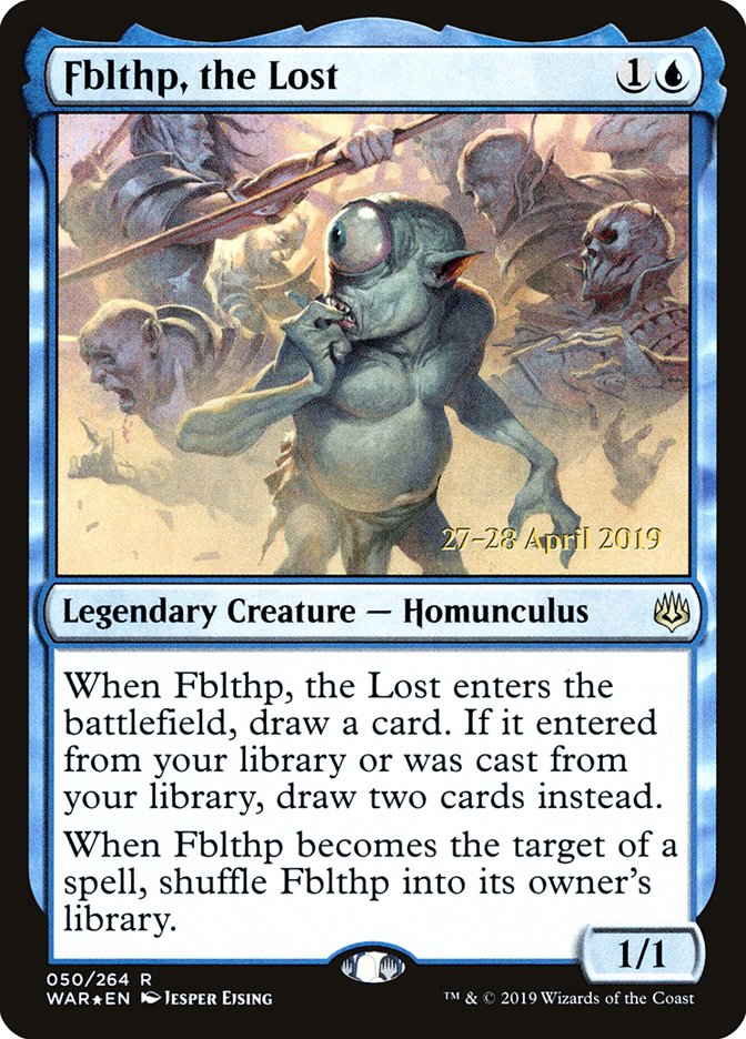 Fblthp, the Lost [War of the Spark Prerelease Promos] MTG Single Magic: The Gathering | Red Claw Gaming