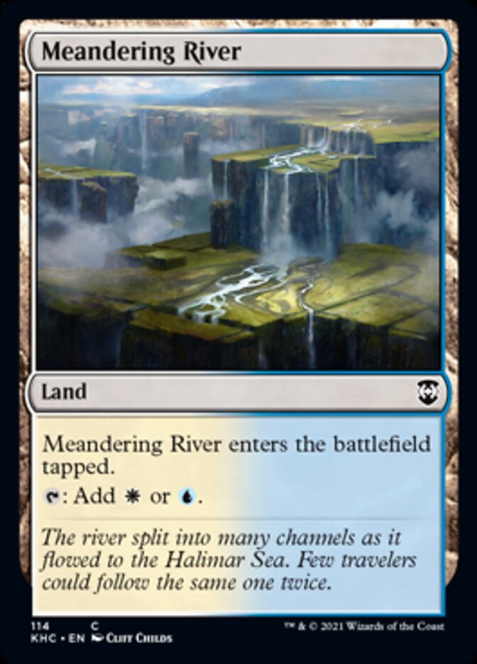 Meandering River [Kaldheim Commander] MTG Single Magic: The Gathering | Red Claw Gaming
