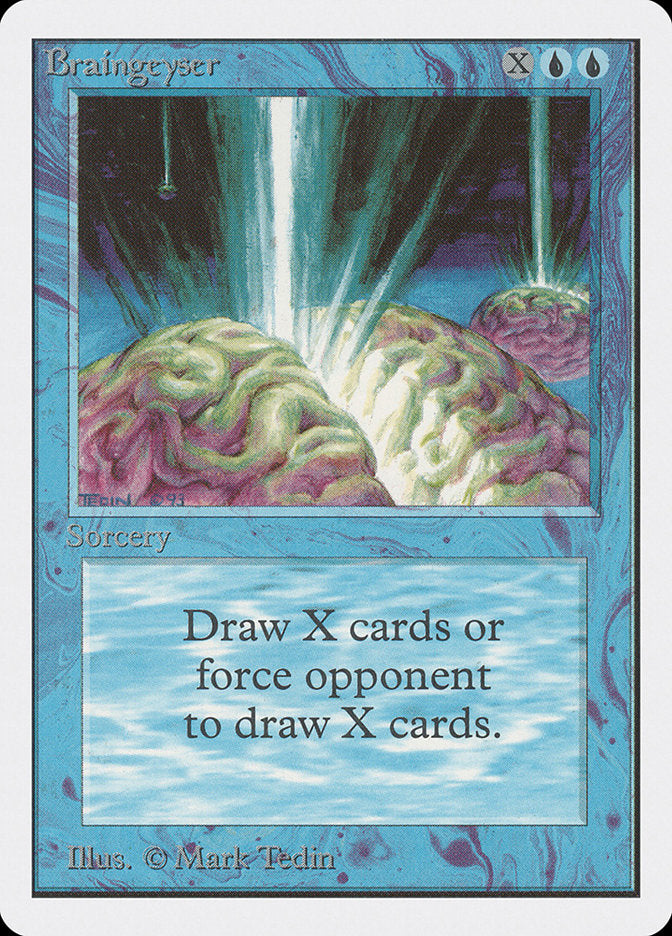Braingeyser [Unlimited Edition] MTG Single Magic: The Gathering | Red Claw Gaming