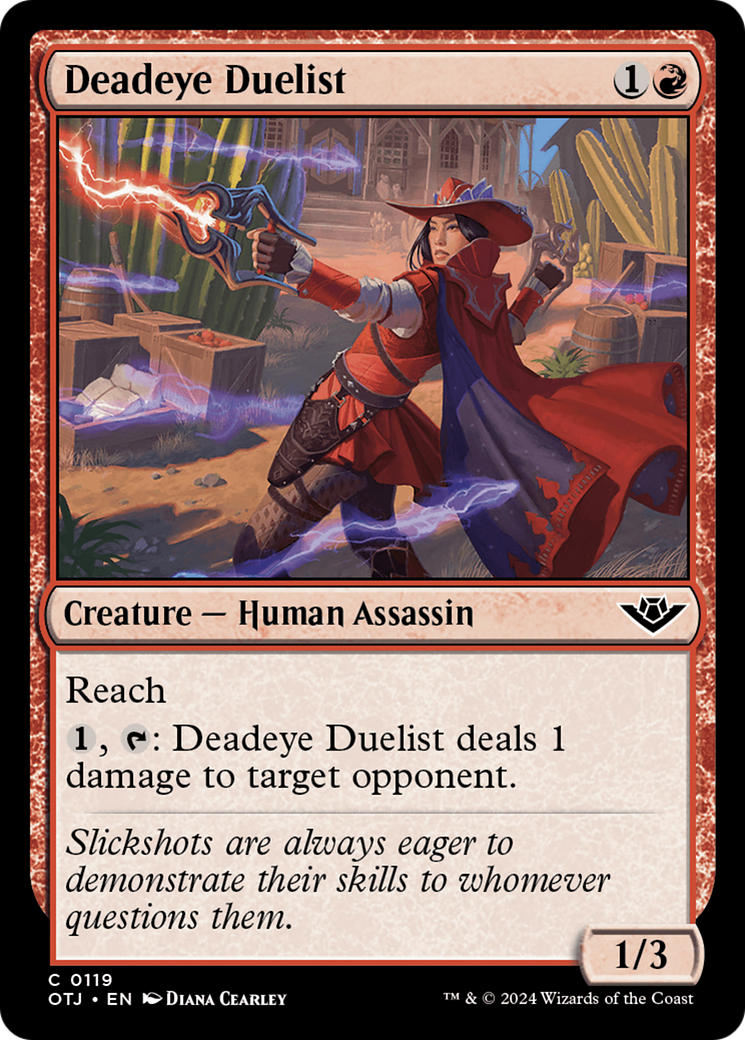 Deadeye Duelist [Outlaws of Thunder Junction] MTG Single Magic: The Gathering    | Red Claw Gaming