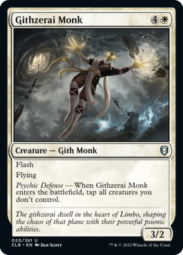 Githzerai Monk [Commander Legends: Battle for Baldur's Gate] MTG Single Magic: The Gathering | Red Claw Gaming