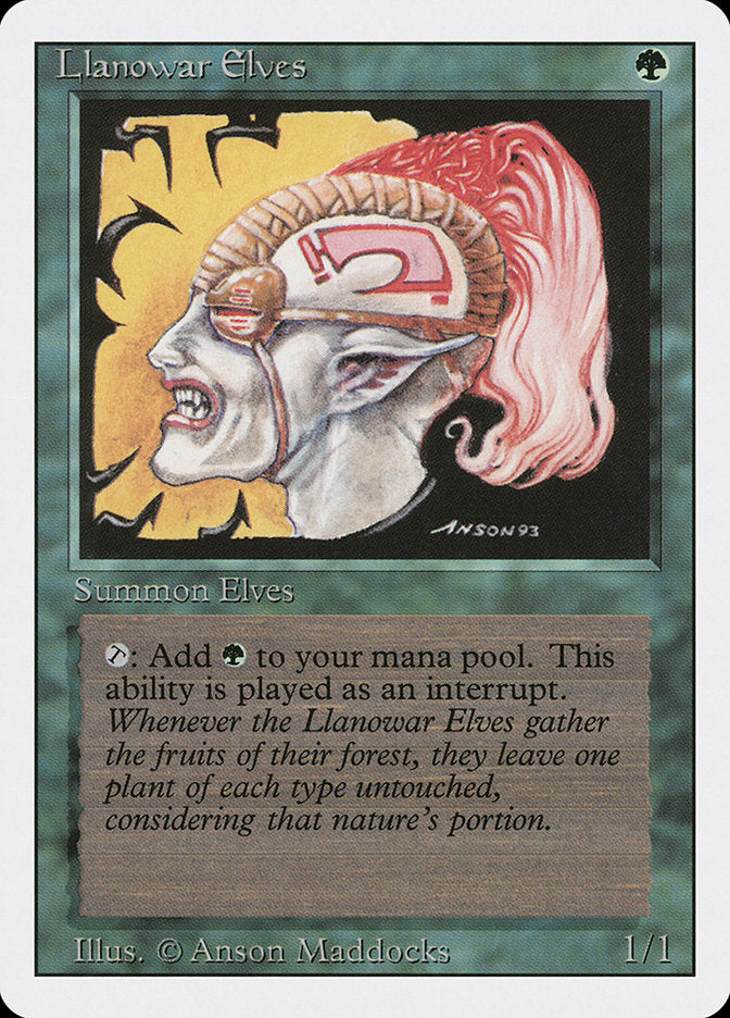 Llanowar Elves [Revised Edition] MTG Single Magic: The Gathering | Red Claw Gaming
