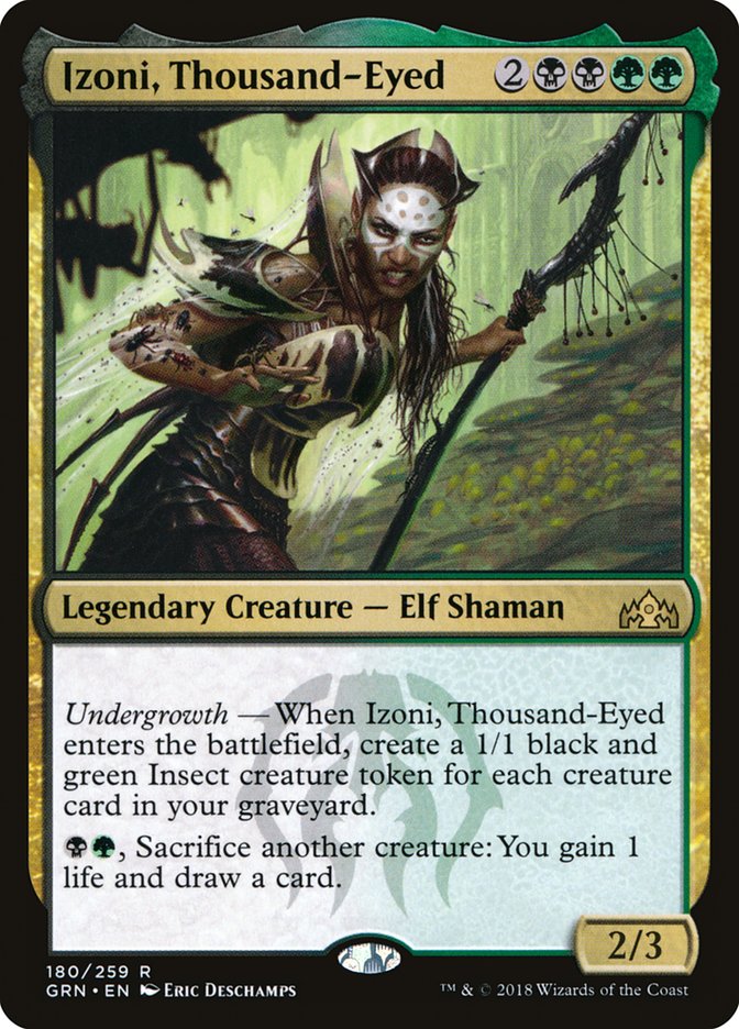Izoni, Thousand-Eyed [Guilds of Ravnica] MTG Single Magic: The Gathering | Red Claw Gaming