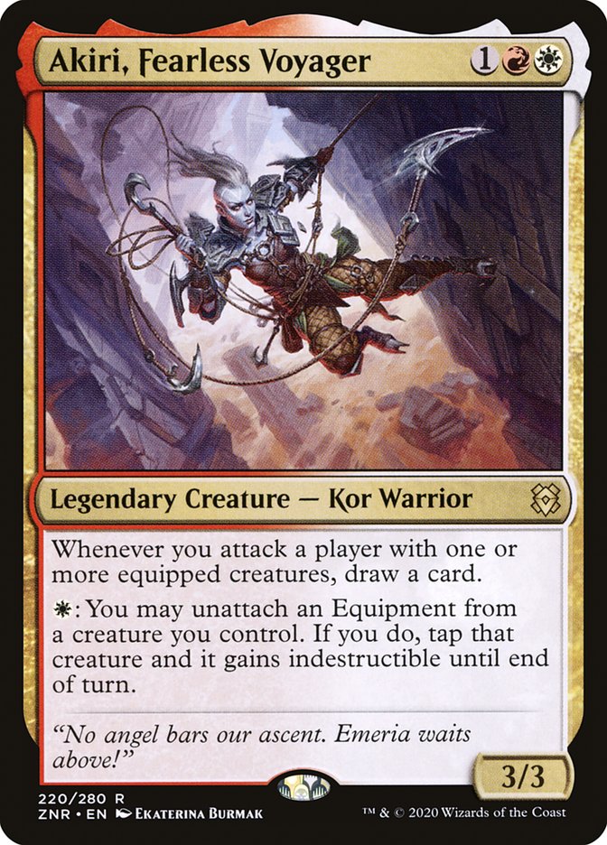 Akiri, Fearless Voyager [Zendikar Rising] MTG Single Magic: The Gathering | Red Claw Gaming