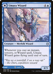 Umara Wizard // Umara Skyfalls [Zendikar Rising] MTG Single Magic: The Gathering | Red Claw Gaming