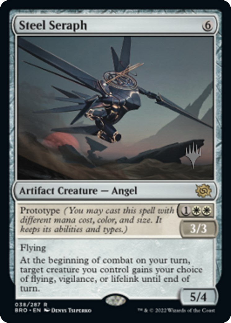Steel Seraph (Promo Pack) [The Brothers' War Promos] MTG Single Magic: The Gathering | Red Claw Gaming