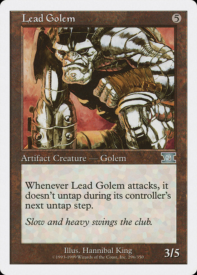 Lead Golem [Classic Sixth Edition] MTG Single Magic: The Gathering | Red Claw Gaming