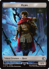 Hero (0007) // Bird (0016) Double-Sided Token [FINAL FANTASY Tokens] MTG Single Magic: The Gathering | Red Claw Gaming