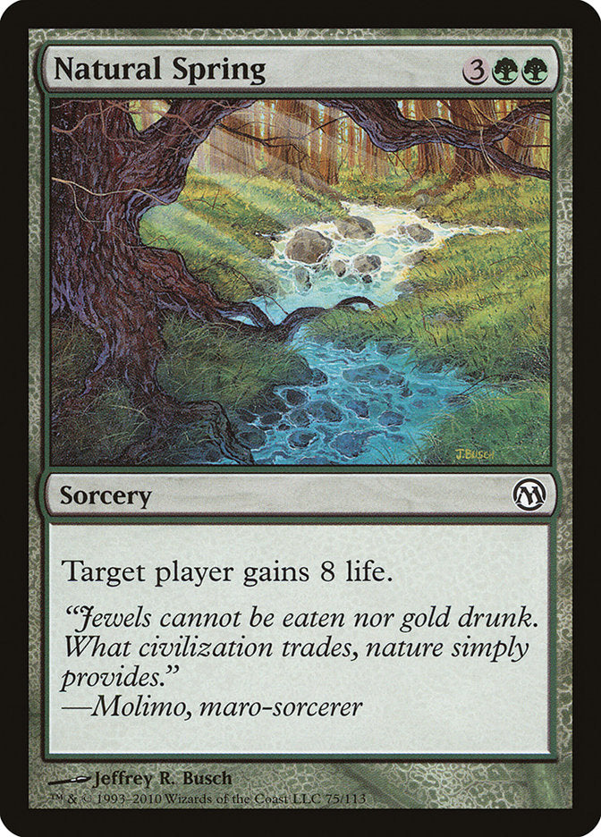 Natural Spring [Duels of the Planeswalkers] MTG Single Magic: The Gathering | Red Claw Gaming