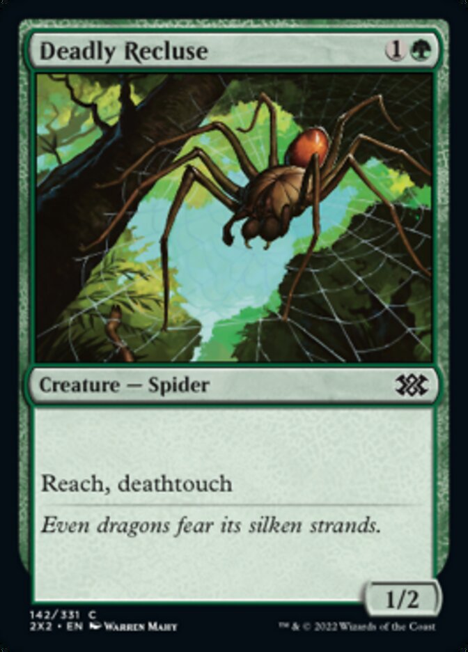 Deadly Recluse [Double Masters 2022] MTG Single Magic: The Gathering    | Red Claw Gaming