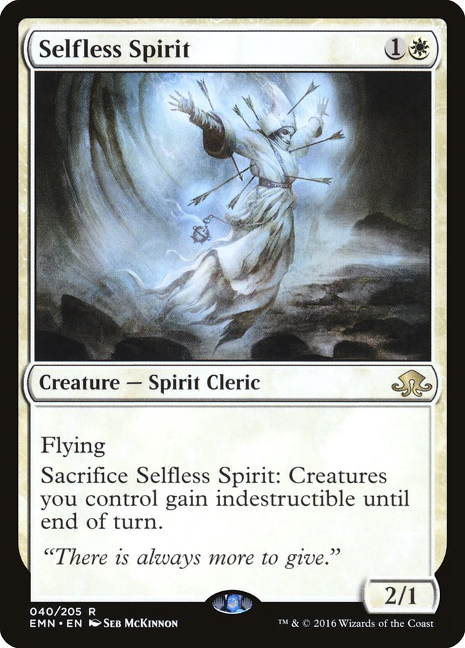 Selfless Spirit [Eldritch Moon] MTG Single Magic: The Gathering | Red Claw Gaming