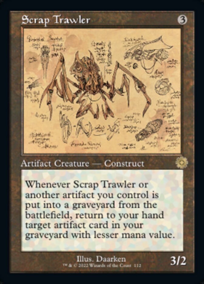 Scrap Trawler (Retro Schematic) [The Brothers' War Retro Artifacts] MTG Single Magic: The Gathering | Red Claw Gaming