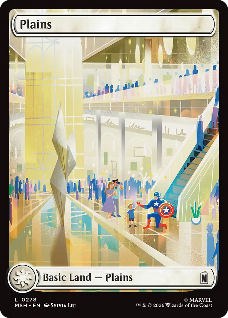 Plains (0278) [Marvel Super Heroes] MTG Single Magic: The Gathering | Red Claw Gaming