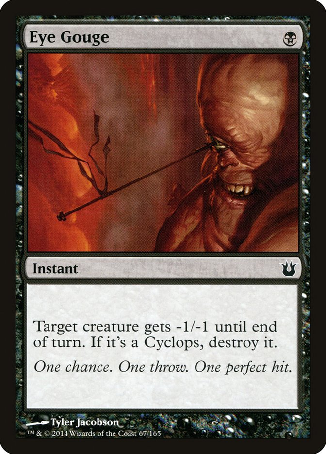 Eye Gouge [Born of the Gods] MTG Single Magic: The Gathering | Red Claw Gaming